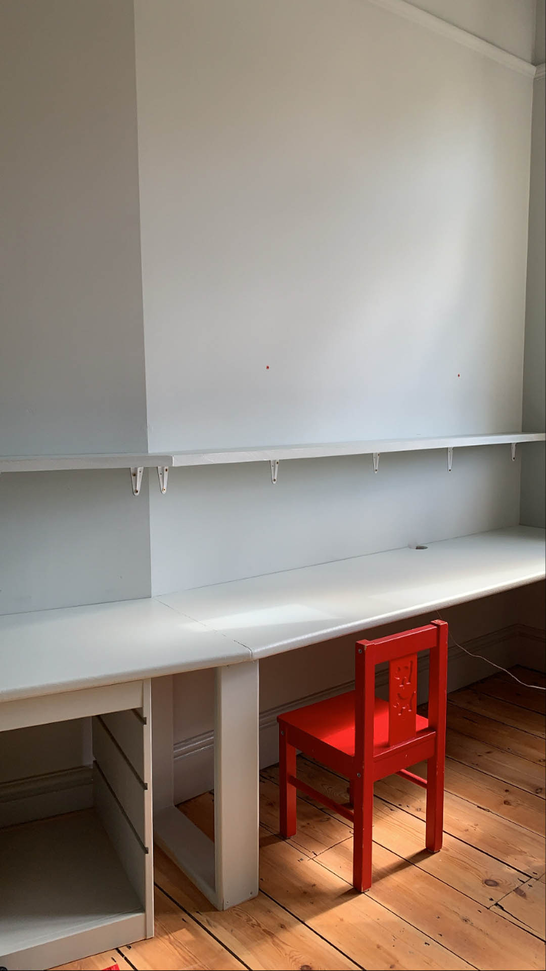 DIY kids desk with trofast unit Apartment Apothecary